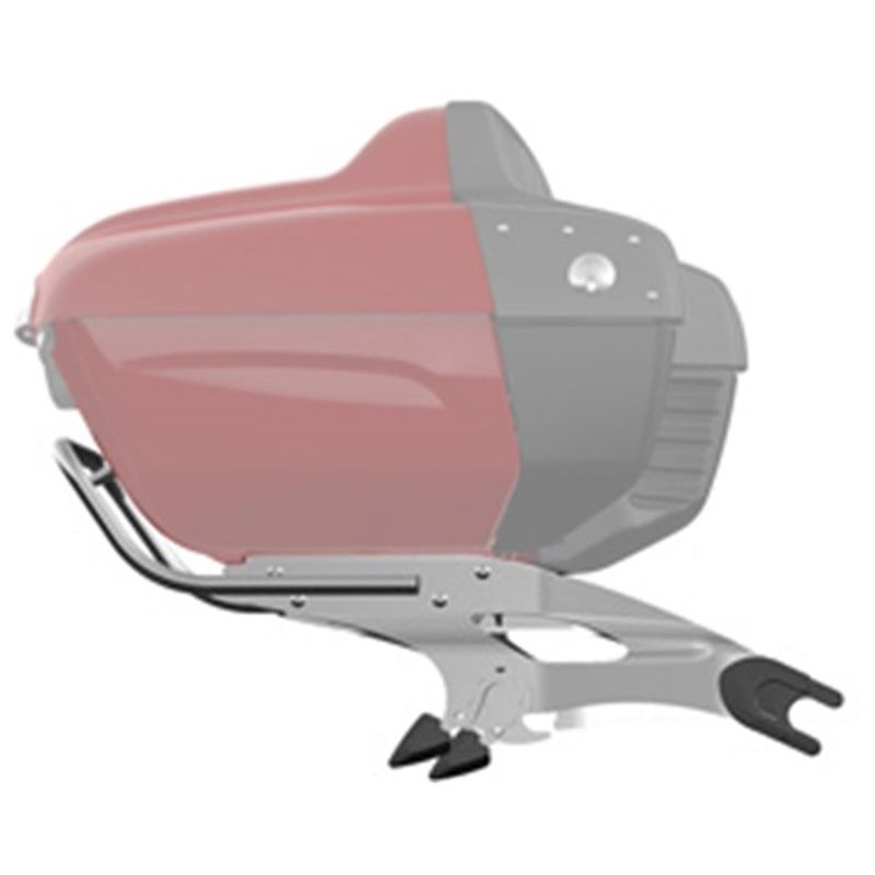 Indian Motorcycle quick-release lockable trunk base - chrome - Moore ...