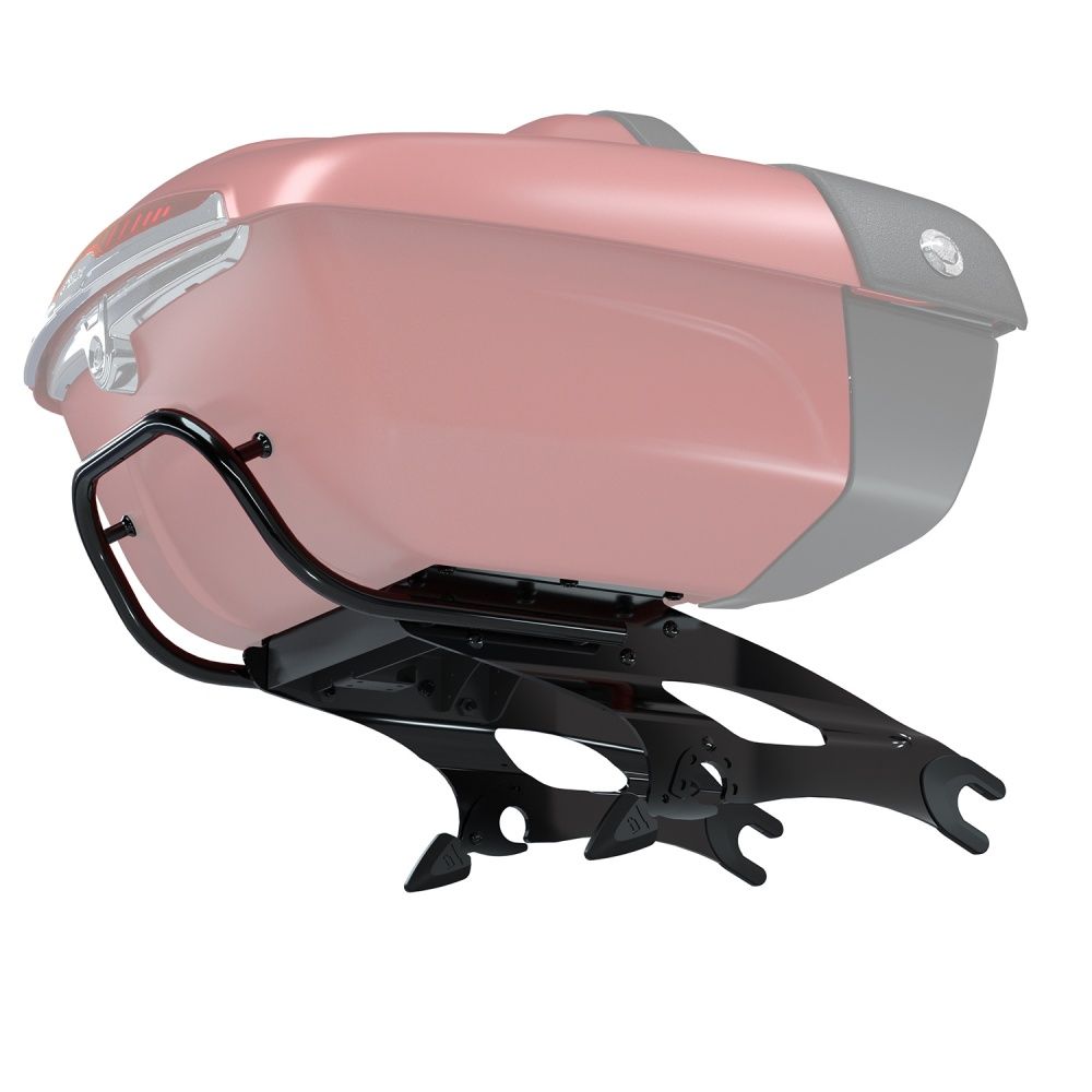 Indian Motorcycle quick-release lockable trunk base - black - Moore ...