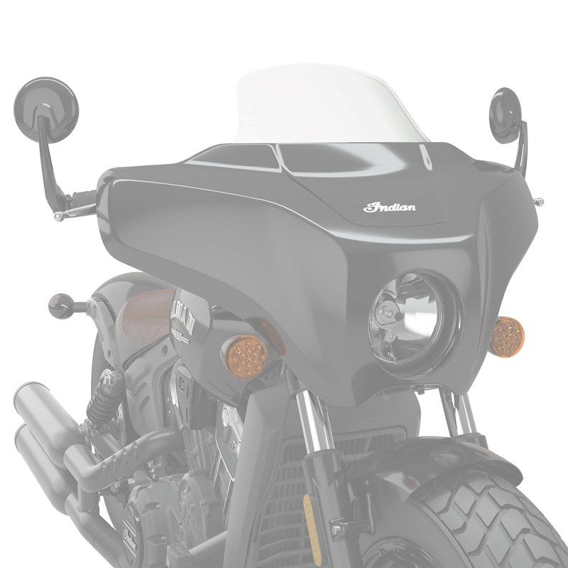 Indian Windshield for Quick Release Fairing, Tinted Moore Speed Racing