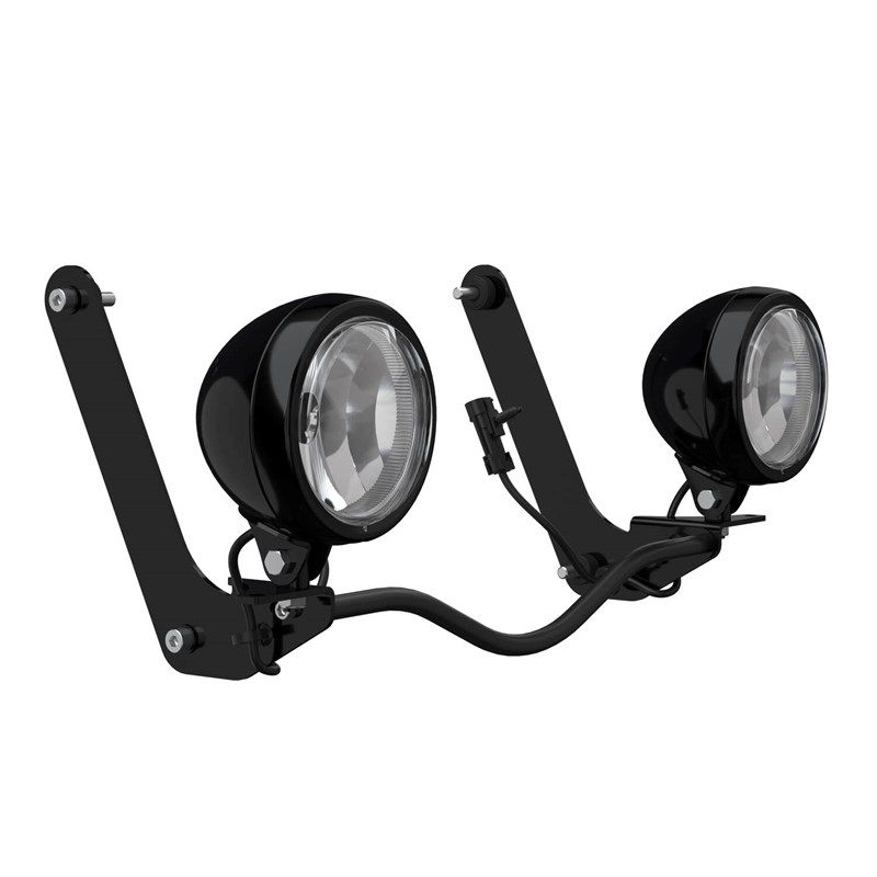Indian Motorcycle Driving Lights, Gloss Black - Moore Speed Racing