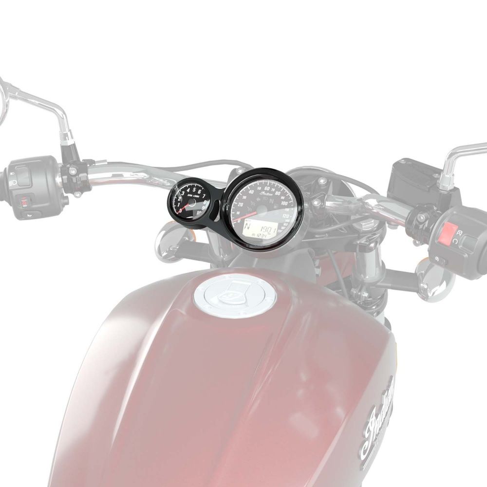 Indian Scout Rev Counter RPM Tachometer with Shift Light Moore Speed