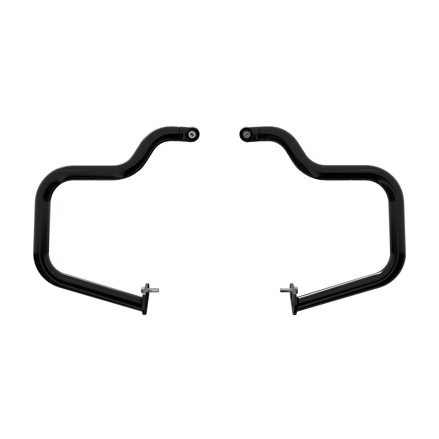 EMSea 1 Set Black Plastic Motorcycle Front License Plate Compatible