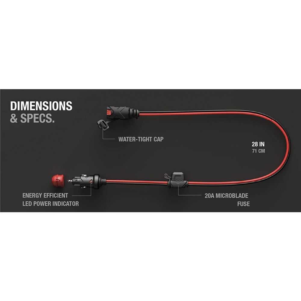 Noco X-Connect 12V Battery Charger Connector - Moore Speed Racing