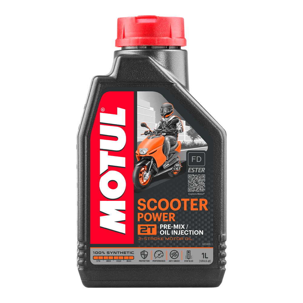 MOTUL Scooter Power 2T Engine Oil (For Scooters & ATVs)