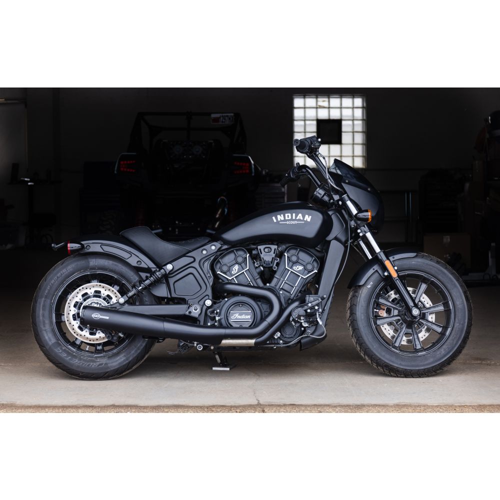 Indian Scout S&S Cycle 2 into 1 Grand National Full Exhaust System