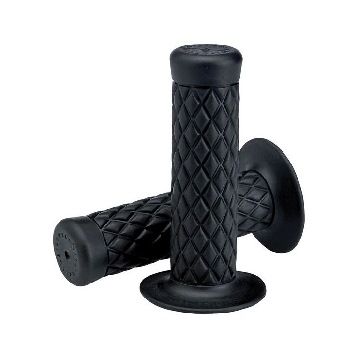 Biltwell TPV Thruster Grips For 1'' (25mm) Bars - Black