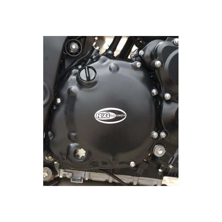 Woodcraft Black Aluminum Stator Cover - Left Side For Kawasaki ZX10R (2006-2010) - 60-0165LB
