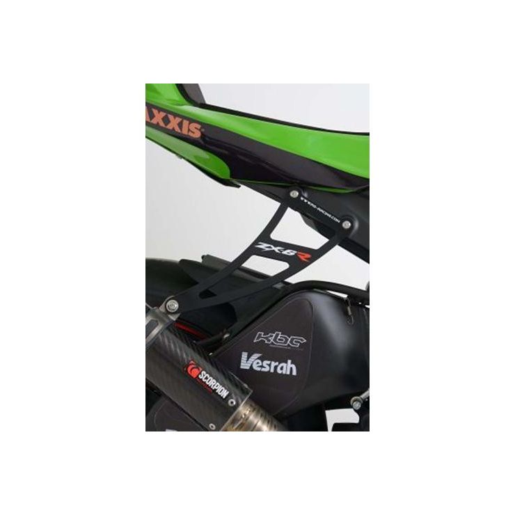 Exhaust Hanger + Rear Footrest Blanking Plate, Kawasaki ZX6R '09'13