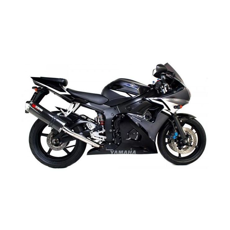 Factory Round Scorpion Exhaust For Yamaha YZF R6 2003-2005