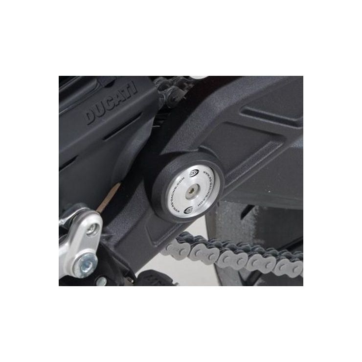 Frame Plug, silver aluminium, LHS only, Ducati Hypermotard 820 / Hyperstrada 820