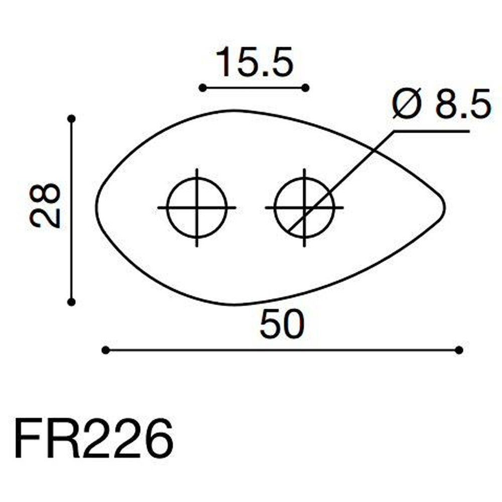 Rizoma Fairing Spacer For Indicators FR226