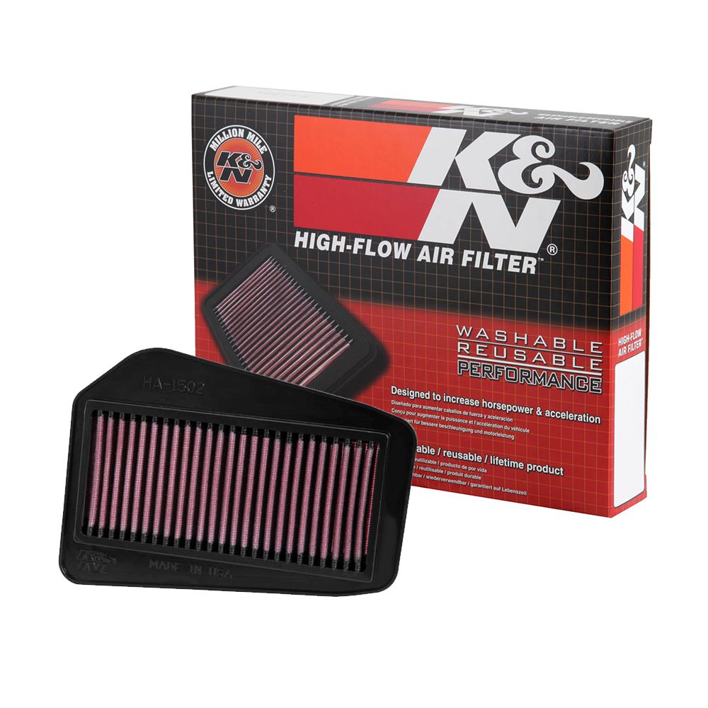 K&N Performance Lifetime Motorcycle Air Filter - HA-1502