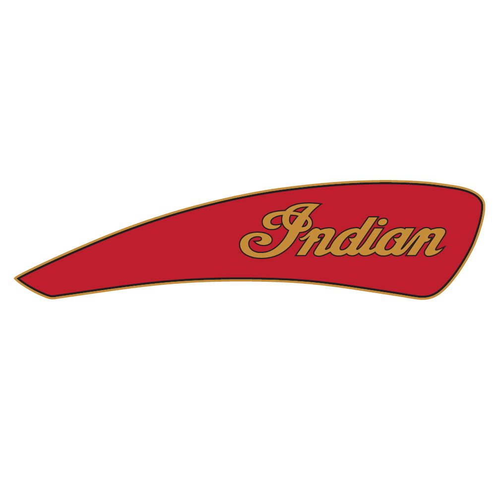 Indian Scout "Indian Script" Tank Decal Moore Speed Racing