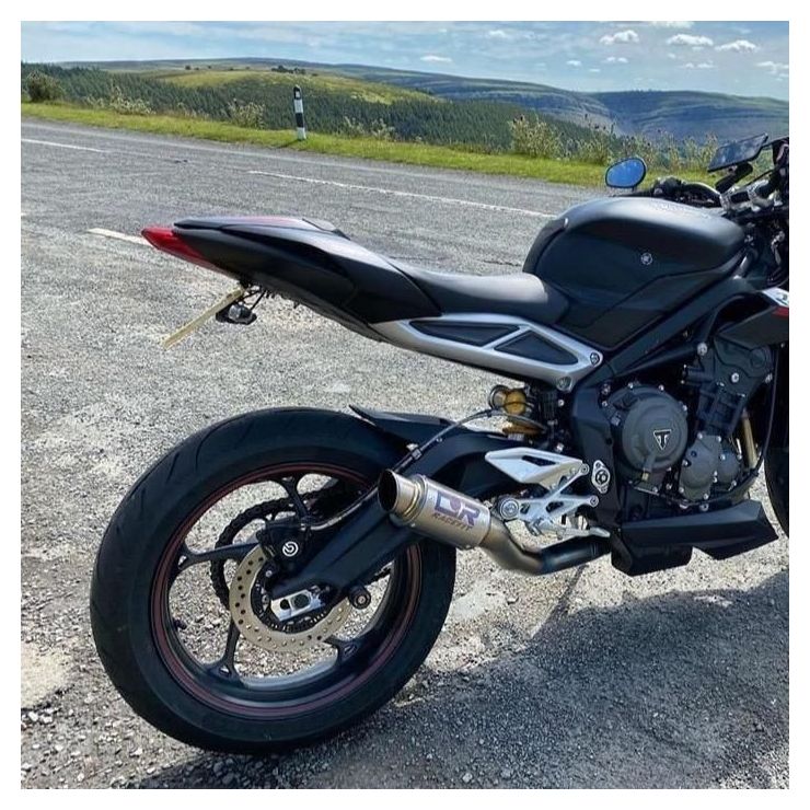 Racefit Growler Exhaust For 20132018 Triumph Street Triple 675 Moore