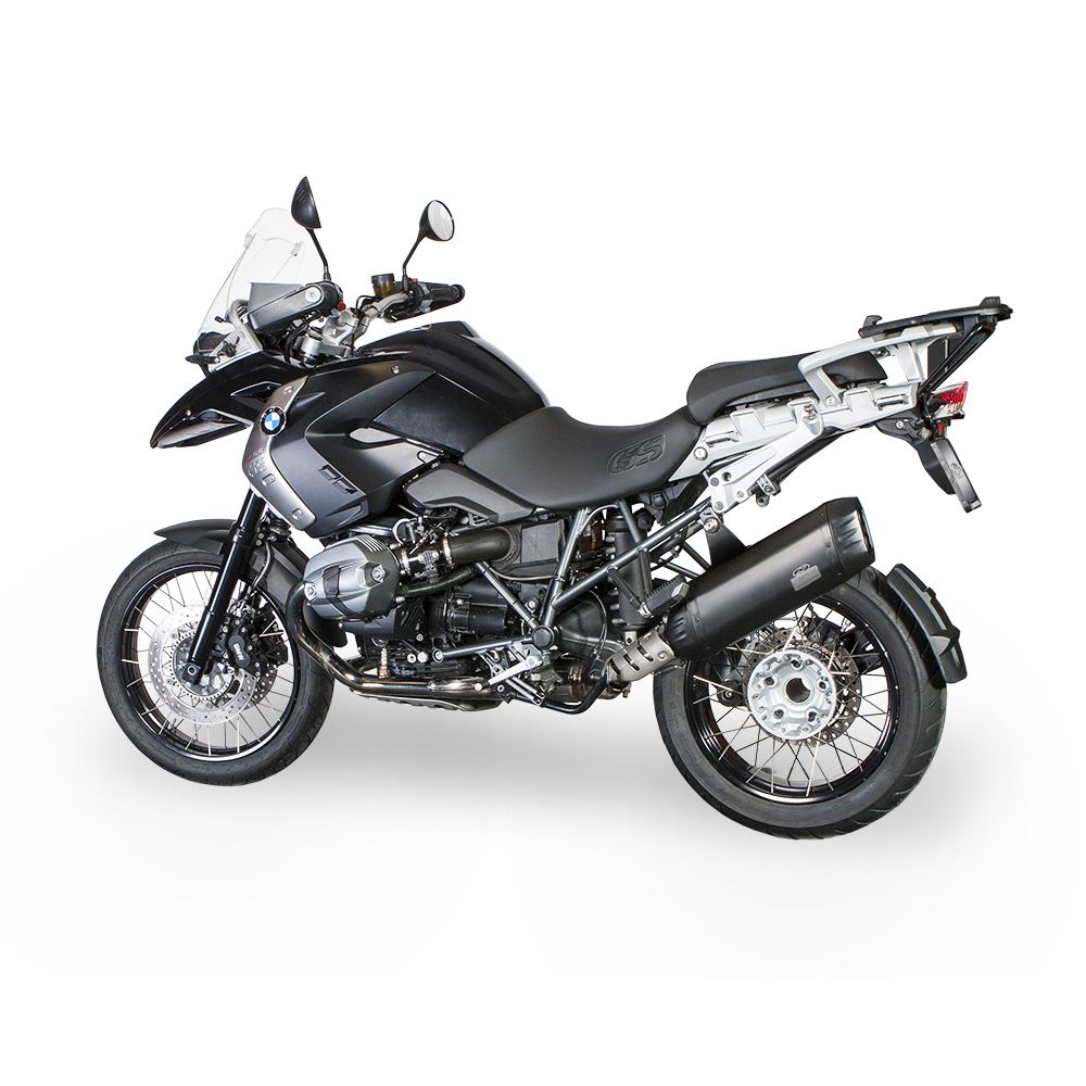 Jekill and Hyde Slip On Exhaust with Electronically Adjustable Noise Valve for BMW R1200 GS 2010 ...