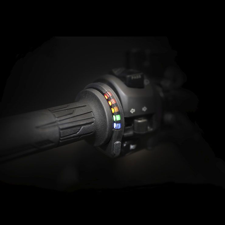 Koso Apollo Premium Heated Grips For 7/8'' 22mm Bars HG07 130mm Length