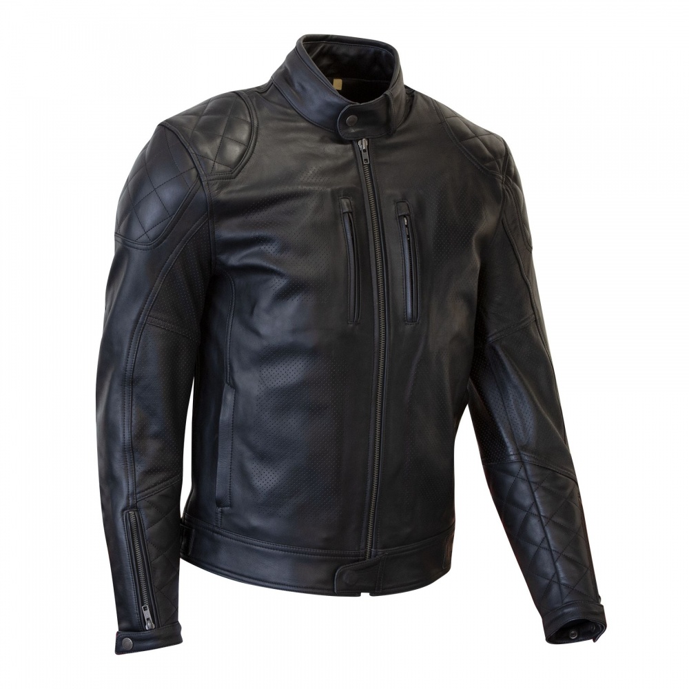 Merlin Cambrian Leather Jacket, Black