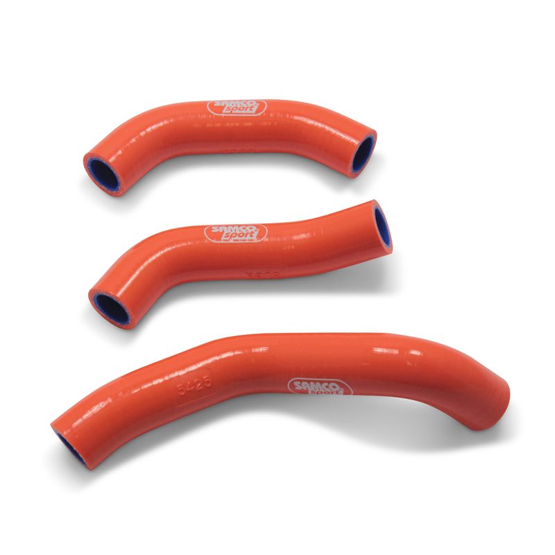 KTM  450 / 500 EXC-F / Six Days 17-19 Thermostat Bypass   3 Piece Samco Silicone Hose Kit