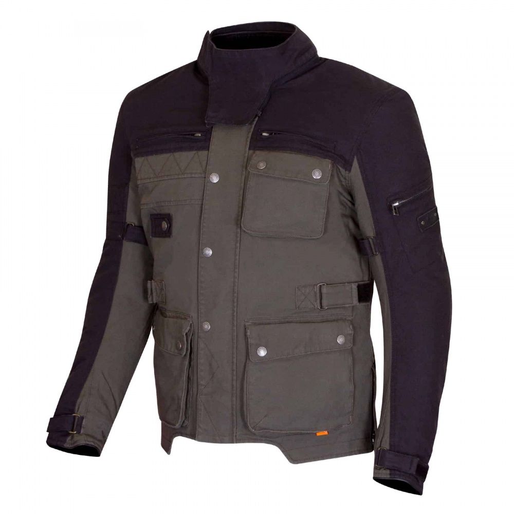 Merlin Mahala D30 Cordura Explorer Motorcycle Jacket - Black & Olive