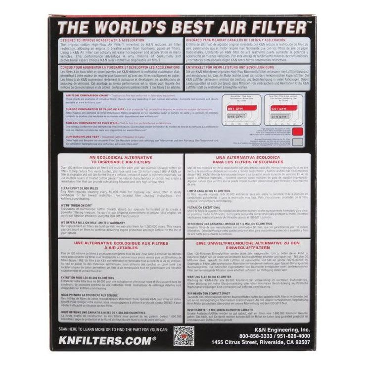 street 500 k&n filter