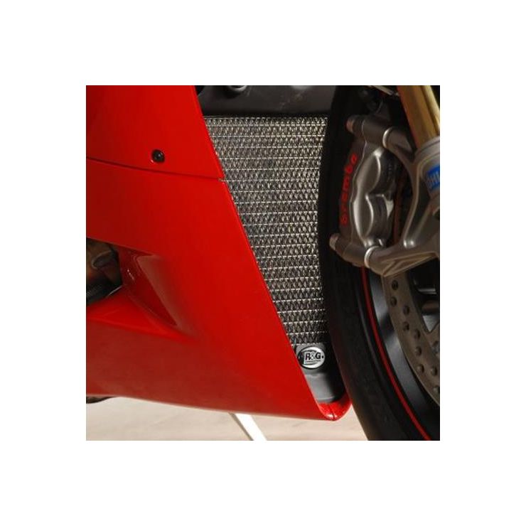 Radiator Guard set BLACK - (pair), Ducati 899/1199/1299 Panigale ...