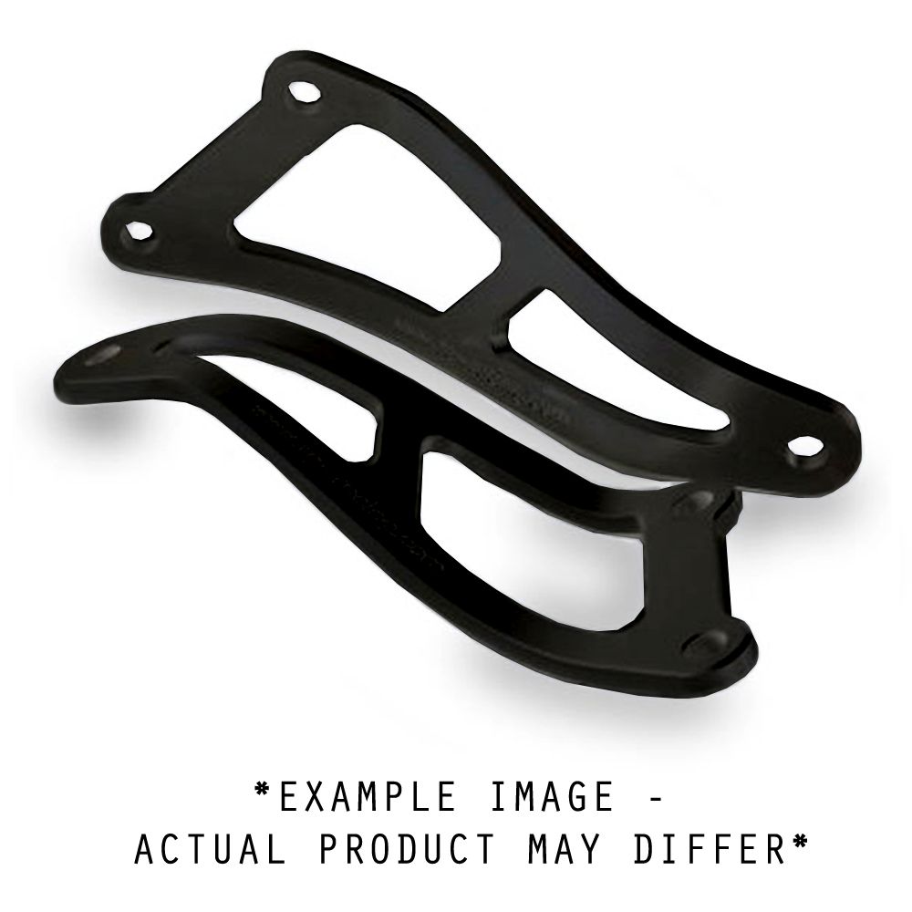 Exhaust Hanger & left hand footrest blanking plate (kit), Black, Yamaha YZF-R25 / YZF-R3