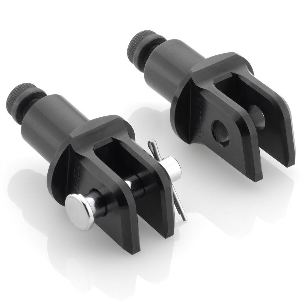 Footpeg Adapter Rizoma Footpeg Adapter, Rider, Pro/B-Pro/Street footpegs, Black - Moore ...