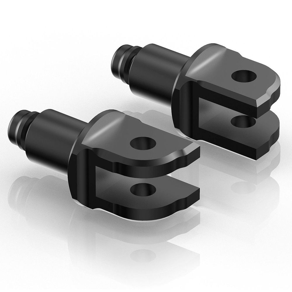 Footpeg Adapter Rizoma Footpeg Adapter, Rider, Pro/B-Pro/Street footpegs, Black PE692 ...