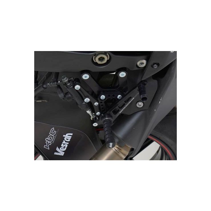 Rearsets, Kawasaki ZX6R '05'14 (race gearbox, not ABS) Moore Speed Racing