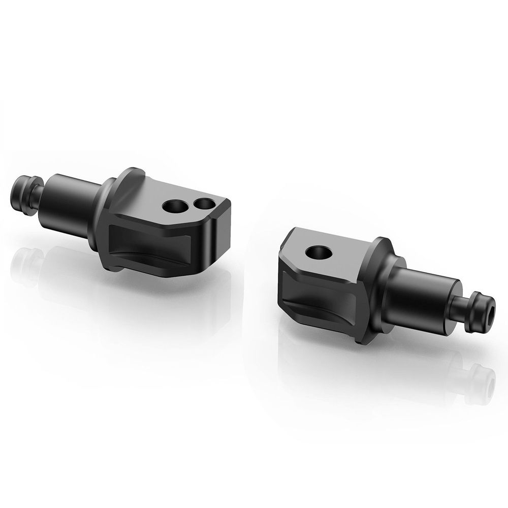 Footpeg Adapter Rizoma Pillion Pro/B-Pro/Street Footpeg Adapter, Black PE791B - Moore ...