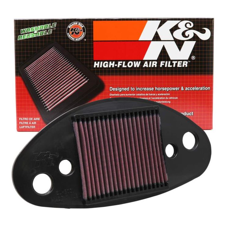 K&N Performance Lifetime Motorcycle Air Filter - SU-8001