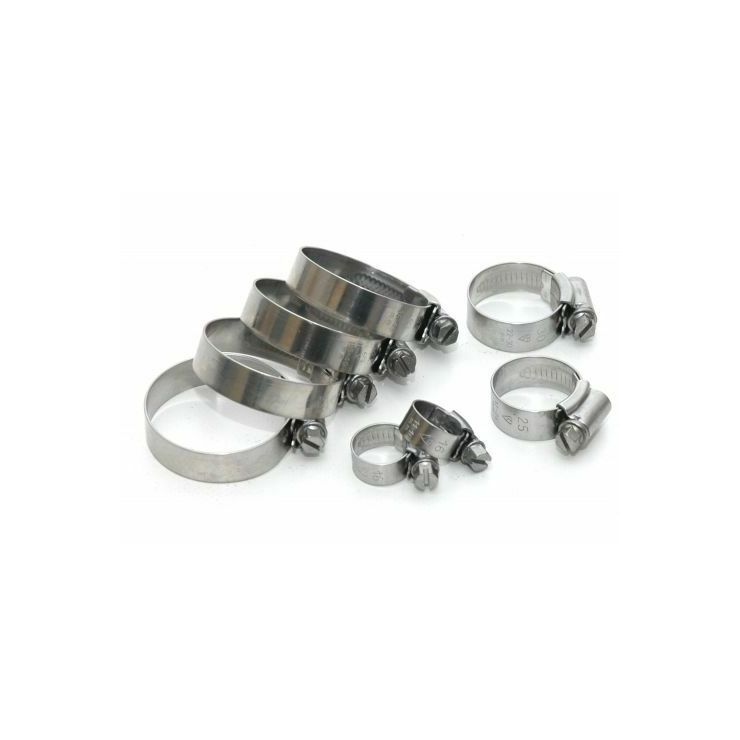 KAWASAKI KX 250 F 'Y' Piece Race Design 2009-2016 SAMCO S/STEEL HOSE CLIPS 