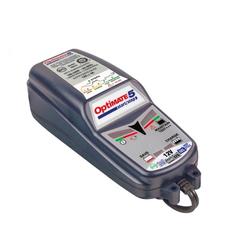 Optimate 5 Motorcycle Battery Charger 12V Lead Acid AGM GEL Moore Speed Racing