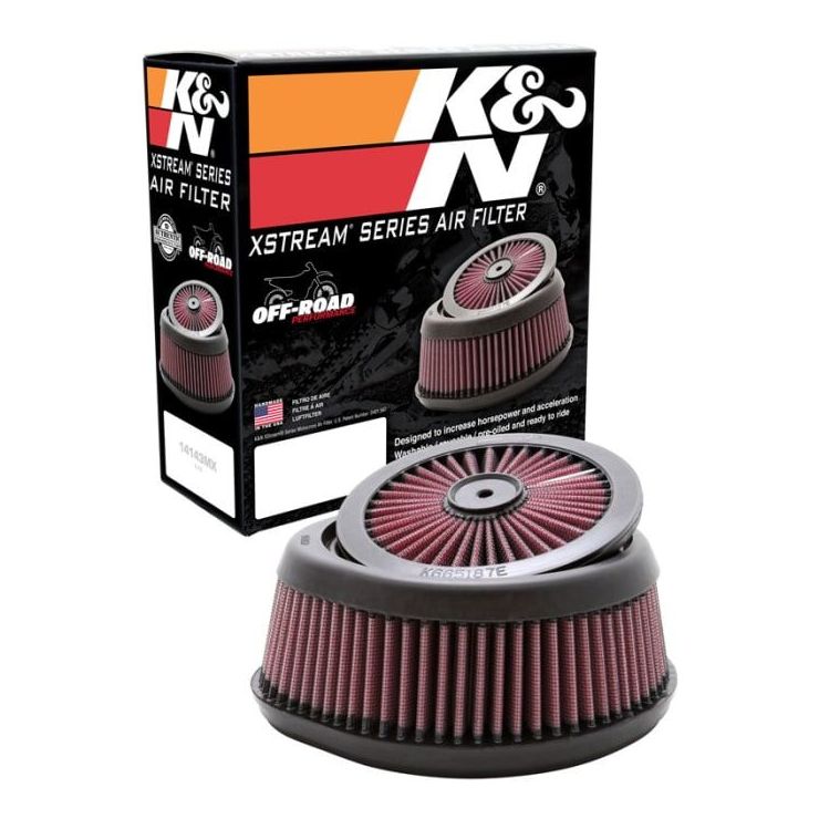 K&N Performance Lifetime Motorcycle Air Filter - YA-2506XD