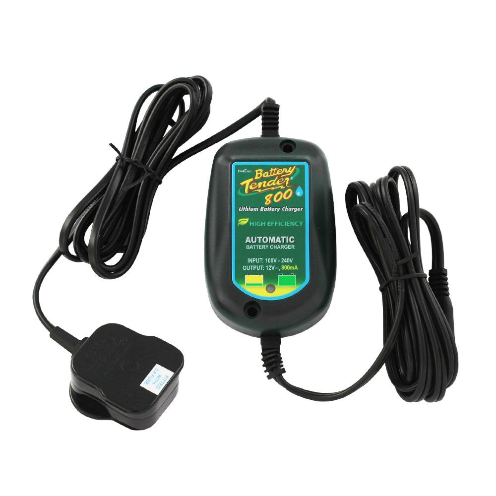 Motorcycle Battery Tender Weatherproof 800mA Battery Charger