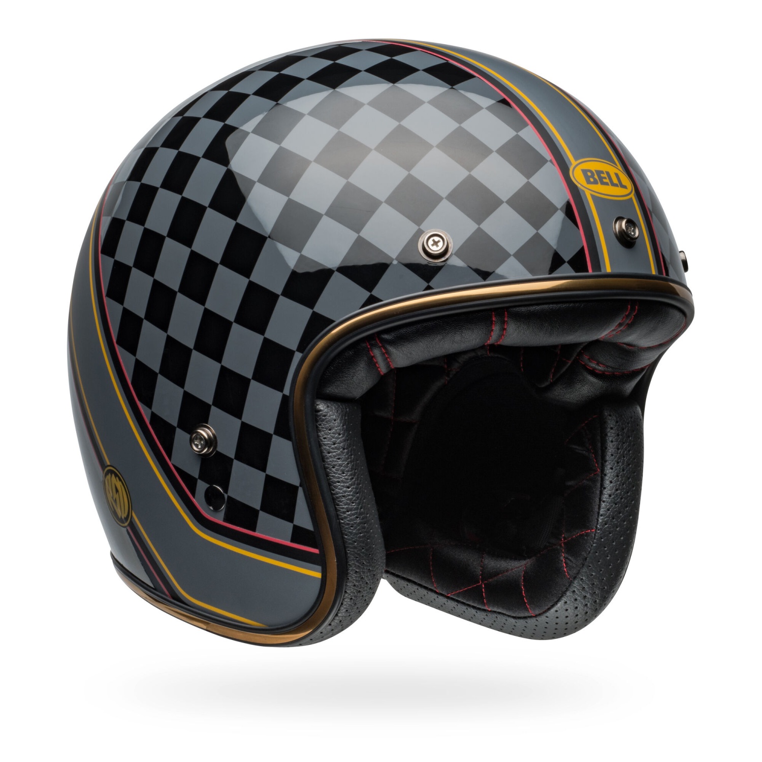 Bell Custom 500 RSD Wreakers Gloss Black/Gold Motorcycle Helmet