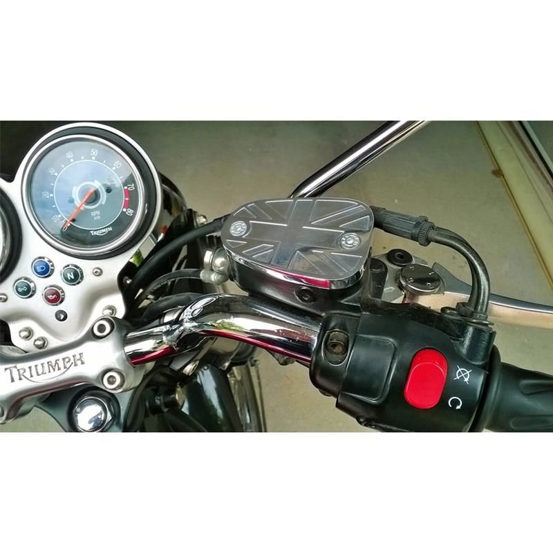 Billet Brake Fluid Reservoir Cap For Triumph Bonneville Models by