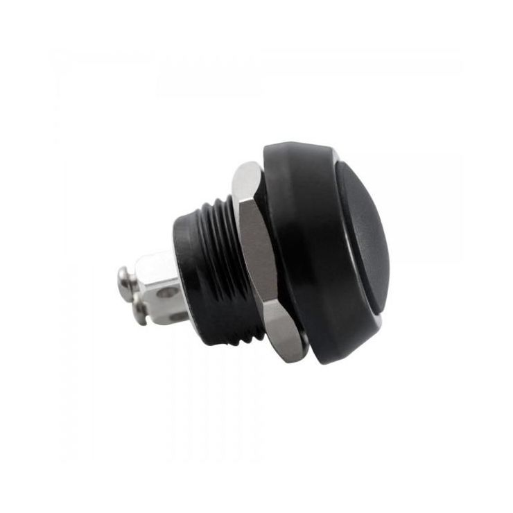 Motone Billet Black Micro Switch Button - M12 (Momentary Type) - Moore ...