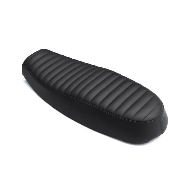 Triumph Bonneville Ribbed Black Dual Seat by Motone