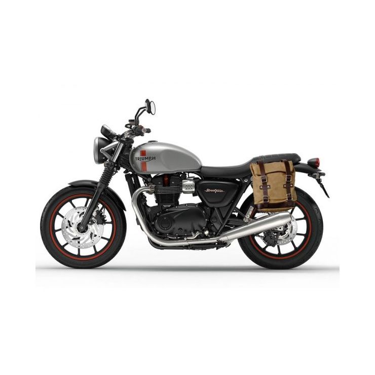 Unit Garage Side Pannier Canvas + Left Subframe Triumph Street Series