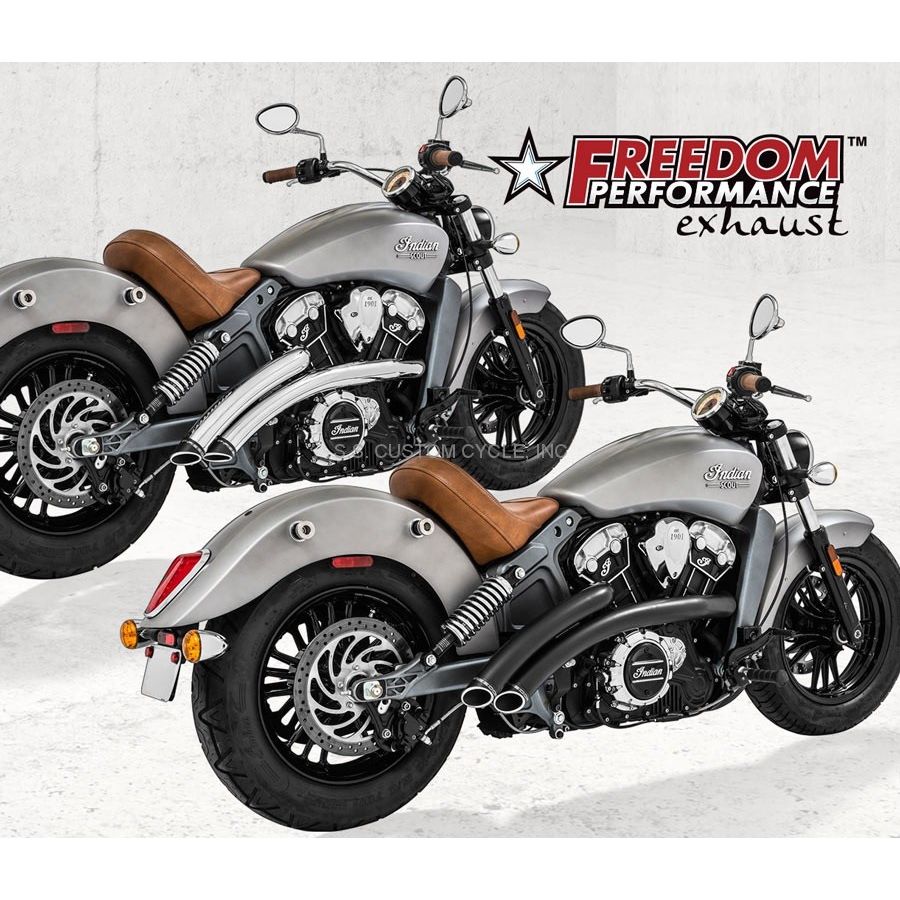 indian scout bobber radical radius exhaust