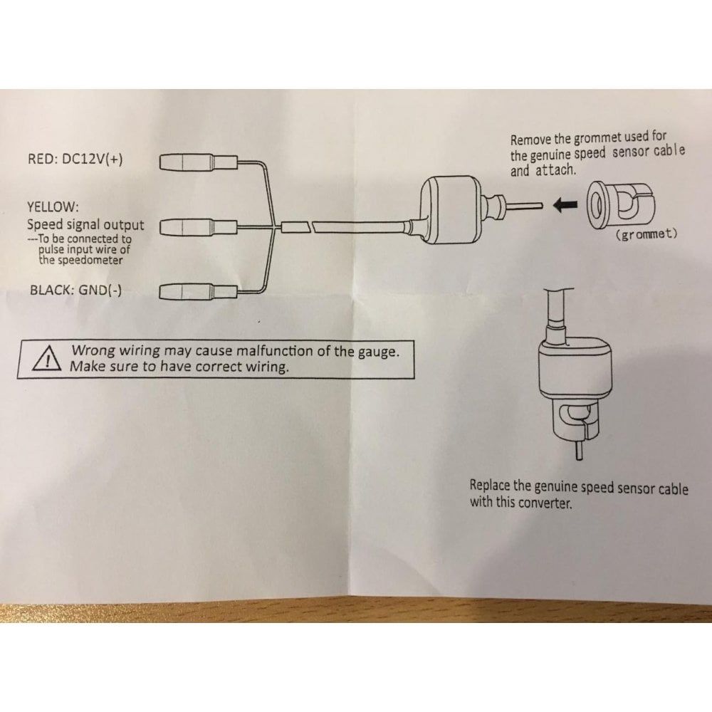Daytona BMW Boxer speed sensor gearbox adapter Moore Speed Racing
