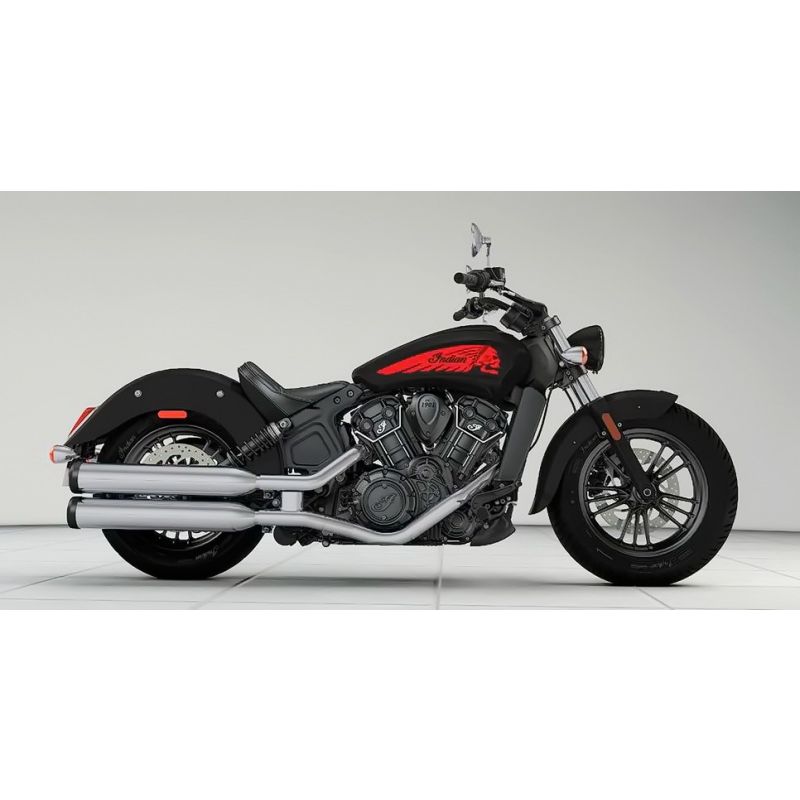 Indian Scout ''Warbonnet'' Skull Tank Decals