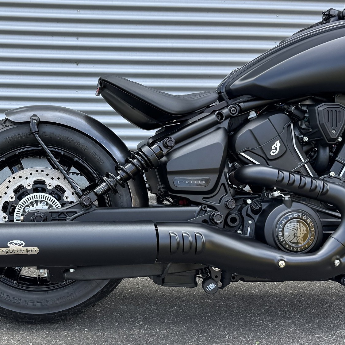 Wunderkind Bobber Rear Fender Conversion Set With Seat For Indian Scout ...