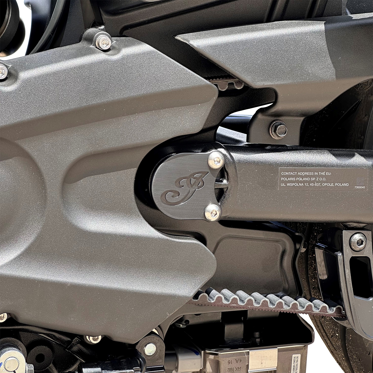 Indian Scout Swing Arm Bolt Cover Moore Speed Racing