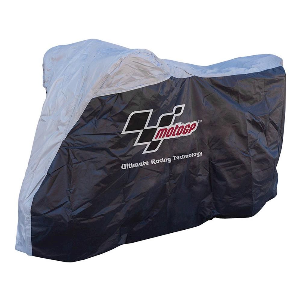 MotoGP Motorcycle Rain Cover - Black/Grey - Large Fits 750-1000cc