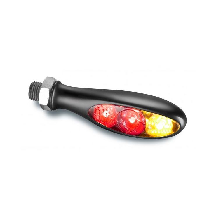 Kellermann Micro S DF Dark Black Stop and Tail LED Indicator Moore