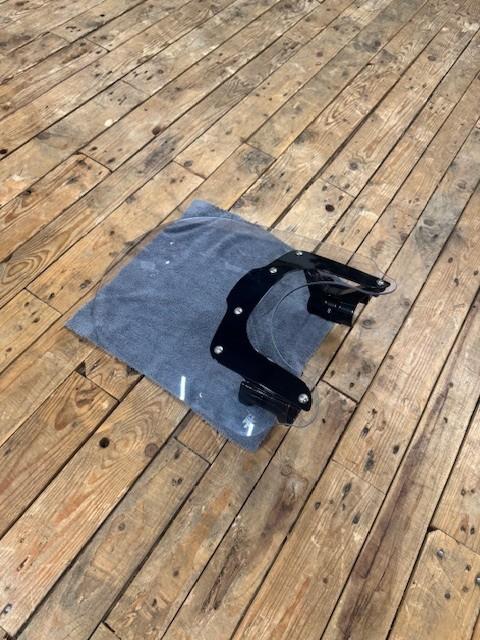 14 in. Quick Release Touring Windshield Low, Clear - Moore Speed Racing