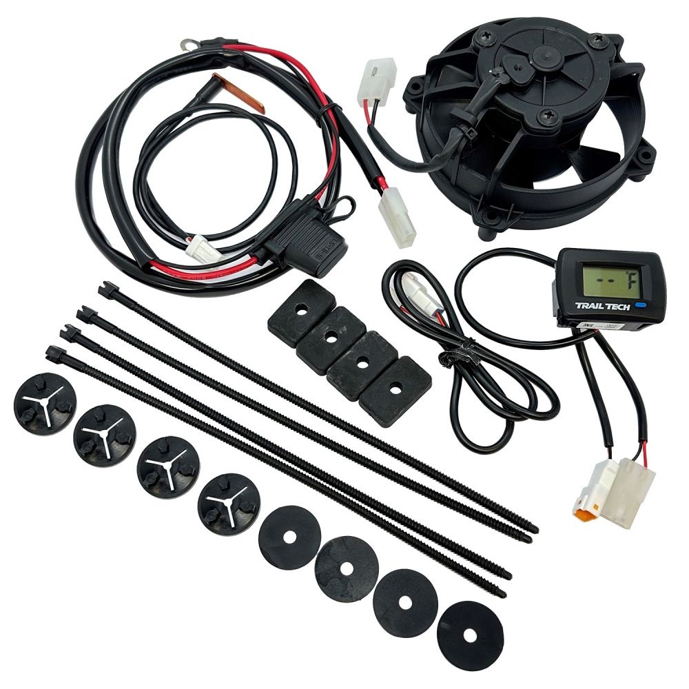 Trail Tech Universal Radiator and Oil Cooler Fan Kit Moore Speed Racing