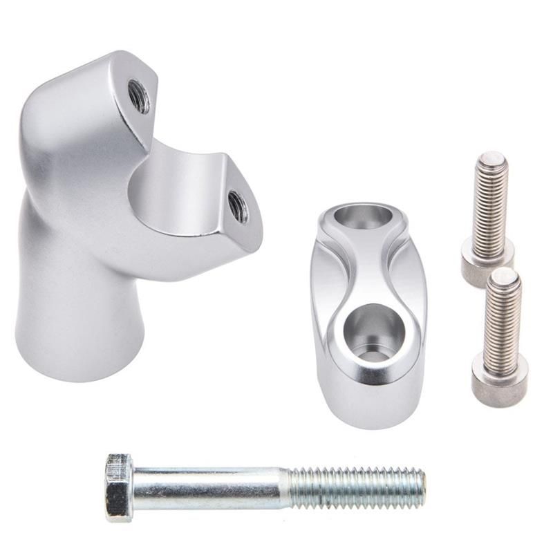 Clear Anodized One Inch Up and Over Risers for 1